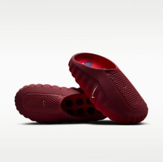 Nike Mind 001 mules in the Solar Red ❤️