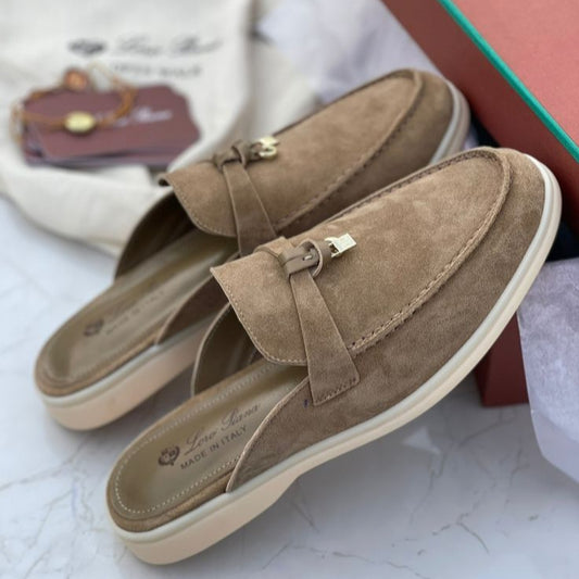 Loro-Piana-Loafers Brown Womens