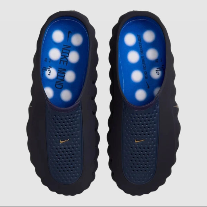 Nike Mind 001 Pregame Mules Blackened Blue. 🖤💙 New ARRIVALS