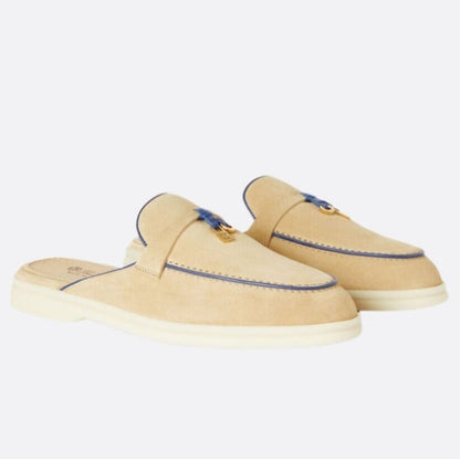 Loro-Piana-Loafers Cream Womens