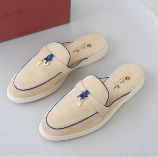 Loro-Piana-Loafers Cream Womens
